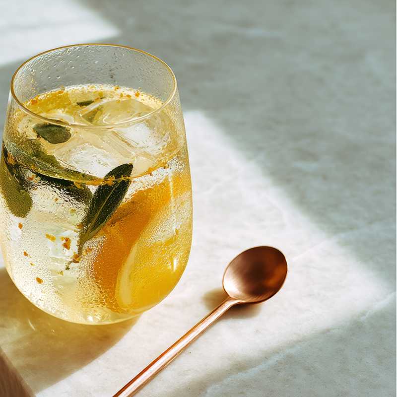 Pr&eacute;paration cocktail &agrave; base de Shrub par Mix and Drink 